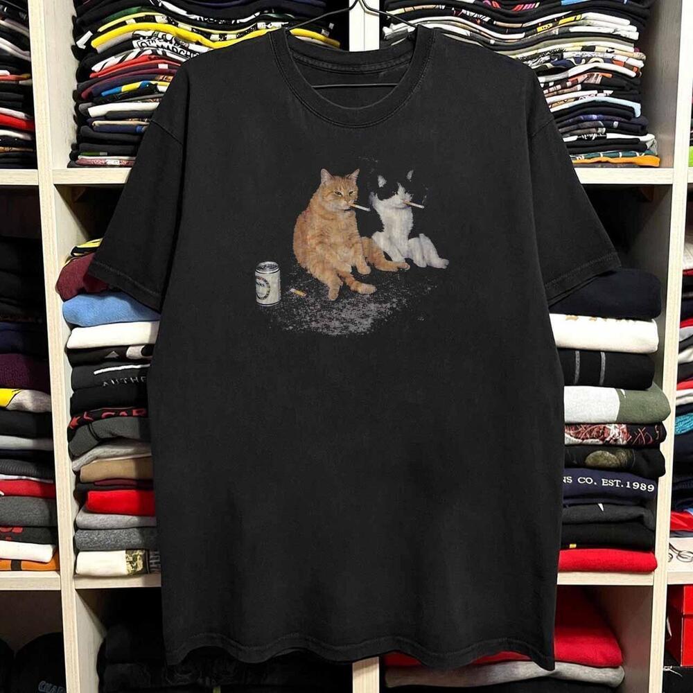 Funny Cat Meme Graphic T-Shirt